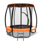 Kahuna Trampoline 8 ft with Roof - Orange TRA-KAH-08-OR-RF