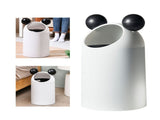 Trash Can Slanted Lidless Plastic Large Capacity Creative Garbage Container for Office Kitchen V1294-YM0901-3117230443511