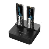 Simplecom SD550v2 USB 3.2 Gen2x2 to Dual Bay NVMe M.2 SSD Docking Station Duplicator Offline Clone V1202-V2-HXSI-SD550V2