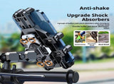 Motorcycle Phone Mount Holder - Motorcycle Cell Phone Mounts, Adjustable Bike Phone Holder,Black V1192-AZ-W-2743