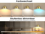 AIBOO Night Light Wireless Wall Light Indoor LED 2 Pack,Battery Operated Wall Lights Rechargeable V1171-CB-WL-MINI-G2-CCT-RGB-USB