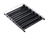 Self Pushing Drink Holder 6 Rows Adjustable Width Spring Loaded Easy Slide Large Capacity 15in V1294-YM0901-3118230216511