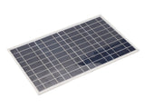 30W 12V Solar Panel Charger IP65 Water Resistant Built in Alligator Clips for Outdoor Camping Travel V1294-YM0901-3111240225811