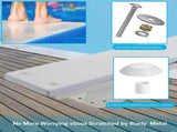 Diving Bolts, Diving Mounting Kit for Two Hole Residential Pool Diving, Diving V1369-AZ3-W-08268