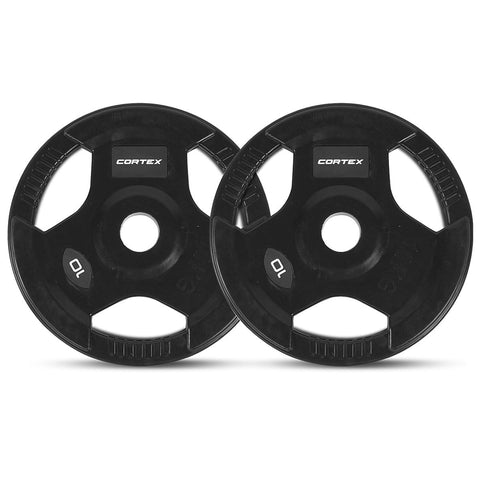 CORTEX 10kg Tri-Grip V2 50mm Olympic Plates V420-CSWP-OTGV2100-2