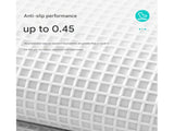 Blue Bath Mat - Super Absorbent, Non-Slip Bathroom Floor Mat - 50x80cm V888-ELOSUNG19383