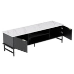 Artiss TV Cabinet Entertainment Unit Stand Storage 140CM FUR-S-CT06-TV140-WHBK