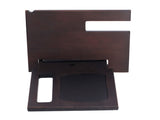 Wooden Mobile Phone Base Multifunctional Keychain Holder Storage Rack for Home Office V1294-YM0523-3116210069511