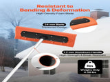 Snow Roof Rake, 45cm Foam Blade, 2.25-5.62 m Adjustable Roof Snow Scraper, Extension Tubes & V952-WDPZ18FTGBSPEOFQG001V0