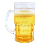 Clear Double-Layer Handled Drinking Mug Novelty Large Capacity Beverage Cup For Gathering Indoor V1369-AZ3-W-14759