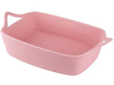 Woven Basket with Gift Bags and Ribbons, Gift Basket Empty, Cotton Rope Storage Organizer, Baby Toy V1369-AZ3-W-17587