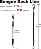 pieces - Boat rope - rope for boats - Stretch - Boat Bungee Dock Line with hook rope V1188-MS101-03369-1