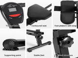Everfit Hydraulic Rowing Machine Rower 12 Levels Resistance Exercise Fitness Gym Cardio ROWING-C-OIL-12L-B-BK