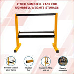 2 Tier Dumbbell Rack for Dumbbell Weights Storage V63-835241