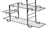 Levede Plant Stand Outdoor Indoor Metal Black UM1182-BK