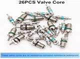 R134A Valve Core Quick Remover Installer Tool Kit - High Low Pressure Car AC Removal Tool, Stem V1366-AZ2-W-21843