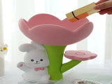 Rabbit Flower Key Tray Resin Storage Plate Jewelry Holder Home Decoration for Bedroom Office V1294-YM0703-3115230050011