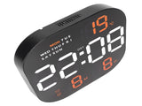 Digital Clock Large Screen LED USB 5V Remote Multifunctional Temperature Month Display Luminous V1294-YM0901-3115230114512