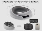 Travel Pillow, 100% Pure Memory Foam Neck Pillow for Airplanes, Comfortable Breathable Cover, Travel V1258-DP02-WO-1102