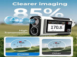 Golf Rangefinder with Slope, CIGMAN 1312 Yards Range Finder Golf, 2.4-inch External Color V413-CT-1200PRO