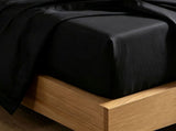 Microfiber Sheet Set 4 Piece Queen Black Deep Pocket Bed Sheets Soft Breathable Easy Care Bedding V63-957851