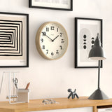 Newgate Number Four Theatre Wall Clock-Faux Wood V398-NG-NUMFOU240MFW