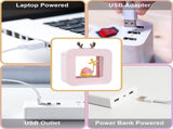 400ml Cool Mist Humidifier for Bedroom, Night Light Essential Oil Diffuser V1263-JX-3766