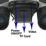 5-In-1 Binocular Camera With Video Digital Pc Cam And Tf Card Reader - 10X25Mm 101M / 1000M Field Of PRL-5720-GO-S