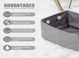 Organizing Fabric Storage Basket Box for Shelves, Nursery, Decorative Baskets V1188-WSZ-A-2223