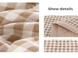 AYktou Reversible Patchworks Queen Size, 78.74x59.05in Lightweight Plaid Bedspreads Coverlets V1189-WXFWAL-20260326-03129