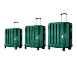 Slimbridge 20"24"28" 3PC Luggage Sets Green LG1002-GN_NZ