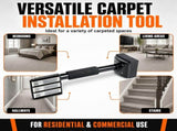 Carpet Knee Kicker Installation Tool with Steel Gripping Teeth & Foam Handle V324-CRPTKICK