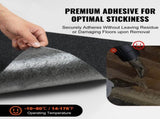 Carpet Tiles Peel and Stick, 24 x 24 Squares Self Adhesive Carpet Floor Tile, Soft Padded Carpet V952-ZZFKDT2424YCT8PQDV0