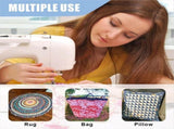4 Rolls JellyRoll Batting Strip 2 1/4 Inch Total 200 Yards Cotton Blend Batting on A Roll, Flexible V1369-AZ3-W-11346