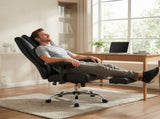 Levede Heavy Duty Office Chair Tall PU Leather High Back Computer Work Seat OF1072-BK-AU