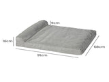 PaWz Pet Bed Chew Proof Memory Foam L Large PT1217-L-GY_NZ