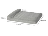 PaWz Pet Bed Chew Proof Memory Foam L Large PT1217-L-GY