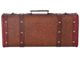 Antique Suitcase Portable Wooden Storage Chest Collection Ornaments Photography Props V1294-YM0714-3115210131311