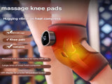 Grey Wireless Heated Knee Massager Brace - Rechargeable Vibration & Heat Therapy for Joint Pain V888-ELOSUNG32326