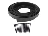 Landscape Edging Kit Lawn Edging Include 15 Spikes PE Garden Edging Border for Landscaping Flower V1294-YM0703-3111230110611