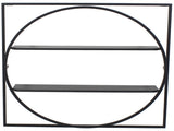 Eclipse Floating 2-Shelf Wall Hanging 60cm V637-78723SHL