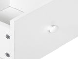 Levede Slim Bedside Table Nightstand Side End Table Storage Bedroom Cabinet NI1083-WH-AU