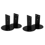 Sleek Handrail Bracket for Stairs Stainless Steel Black V1366-AZ2-W-13630