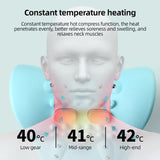 Intelligent Cervical Traction Pillow with Heat Compression & Magnetic Therapy - Red Light Therapy & V888-ELOSUNG49228