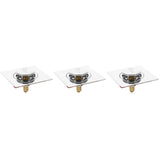 Universal Sink Set of 3 - Practical Drain Plugs, Easy to Clean, Fits Most Bathroom and Kitchen V1369-AZ3-W-12857