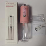 Wireless electric water toothbrush set, equipped with 4 nozzle heads - 360&deg rotatable nozzles, USB V1105-YAQJY-001