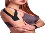 3 Pack Kinesiology Tape, 4in x 5.5yd Water Resistant Muscle Support Adhesive Sport Tape for Pain V1259-DP01-A-3128