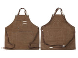 Adjustable Waterproof Apron with Pockets for Restaurant Kitchen Milk Tea Flower Shop Barber Supplies V1294-YM0901-3117200128511