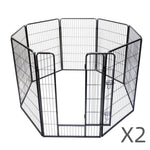 YES4PETS 16 Panels 120 cm Heavy Duty Pet Dog Cat Rabbit Exercise Playpen Puppy Rabbit Fence V278-2-X-HPL120