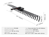 Tow Behind Landscape Rake, 1.5m Tow Dethatcher with 21 Steel Coil Tines, Lawn Dethatcher Rake V952-ZXSCJ60BDSDLG2B3EV0